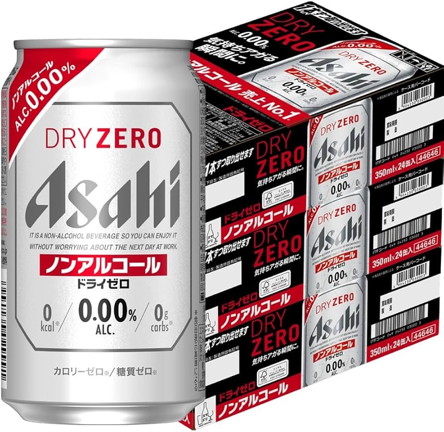 アサヒ　ドライゼロ　ノンアルコール 350ml 72本セット Amazon.co.jp: 【カロリーゼロ・糖質ゼロ】アサヒ ドライゼロ